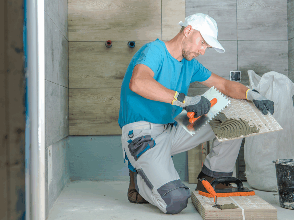 Tile installation in Brooklyn